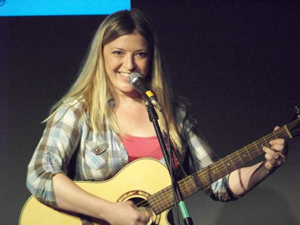 Chelsea Manders performs her brand of Music Comedy