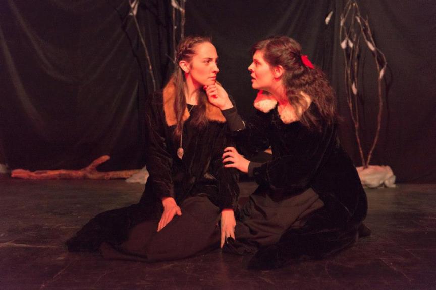 Christina Bryson and Katie Ribout in "As You Like It" Photo Credit: Dahlia Katz Photography