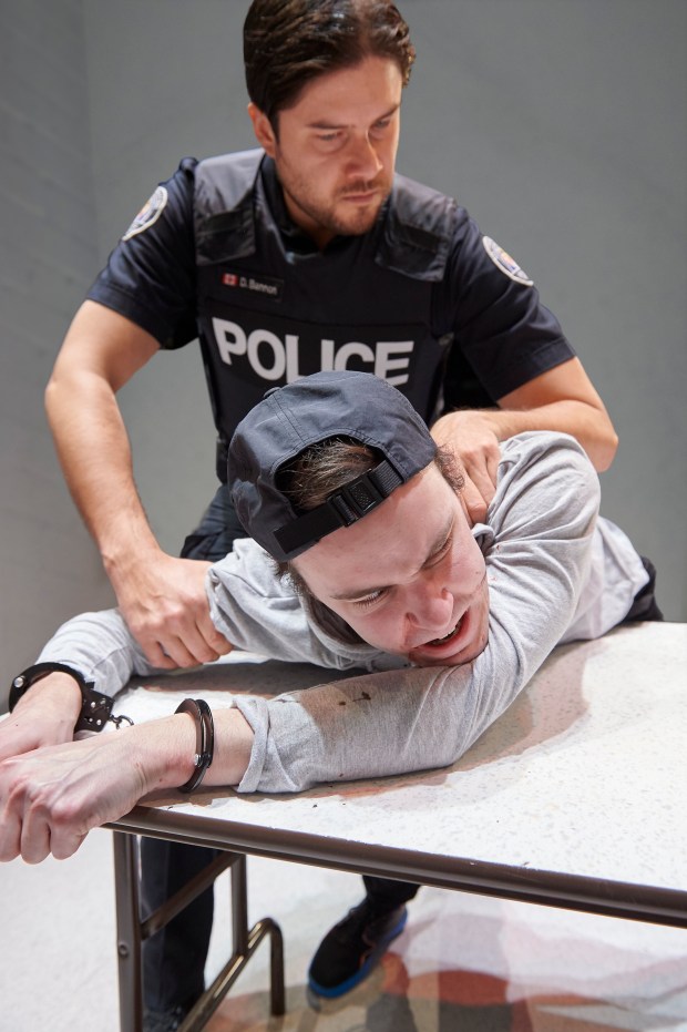 Photo of Meegwun Fairbrother and Jakob Ehman by Michael Cooper.