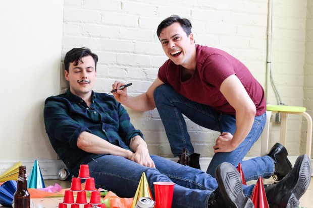 Comedy of Errors 1 - Kelly Penner as Antipholus, photo by Kyle Purcell