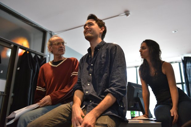 Photo of Earl Pastko, Ben Sanders & Eva Barrie by Greg Wong 